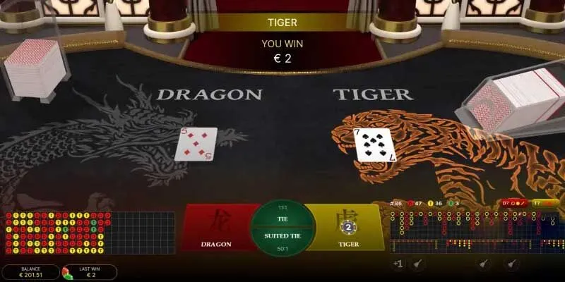 Cách chơi rồng hổ với những quy tắc được thiết lập